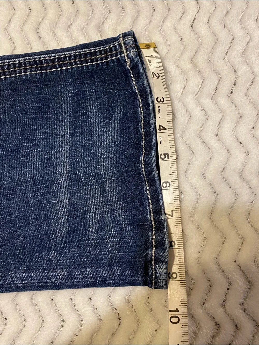 Rock Revival Dark Blue Embroidered Pocket Accent